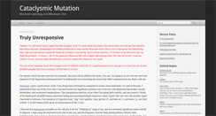 Desktop Screenshot of cataclysmicmutation.com